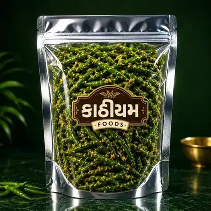 રાયના કુરિયા વાળા લીલા મરચાં